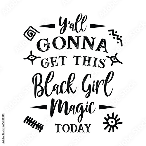 Funny Quote American Africa text and illustration