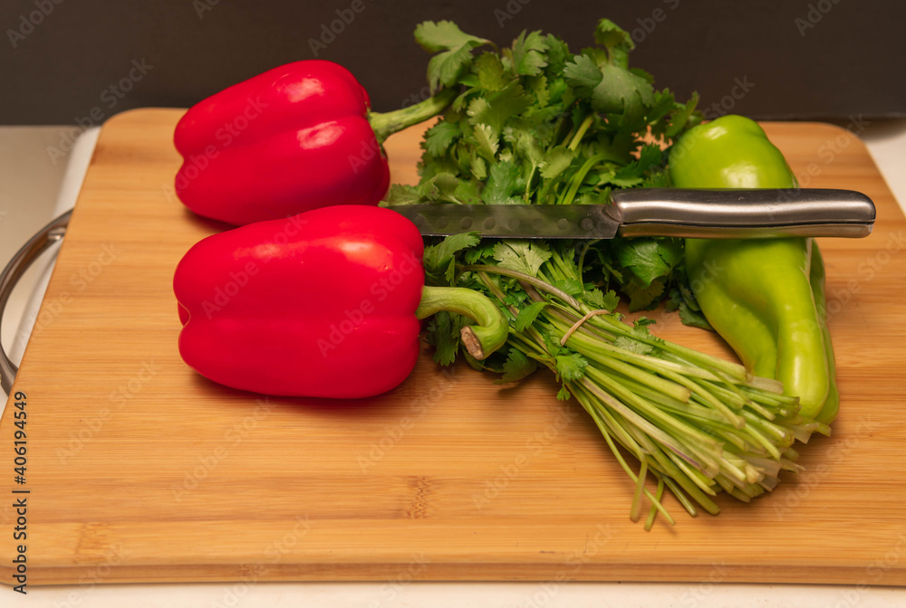 fresh vegetables on a cutting board fresh vegetables on a cutting board