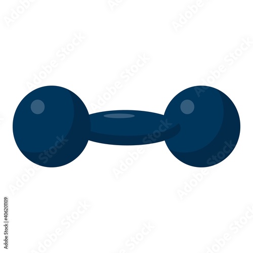 Training dumbbell icon. Cartoon of training dumbbell vector icon for web design isolated on white background