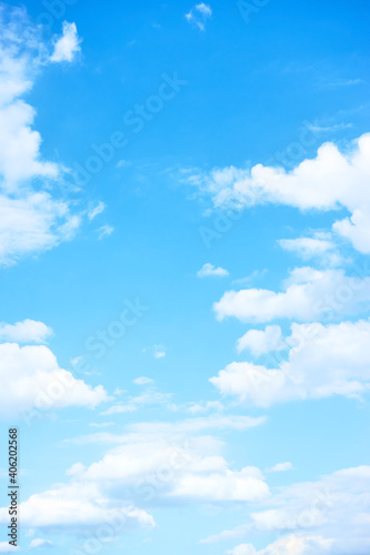 Blue sky white clouds #406202568