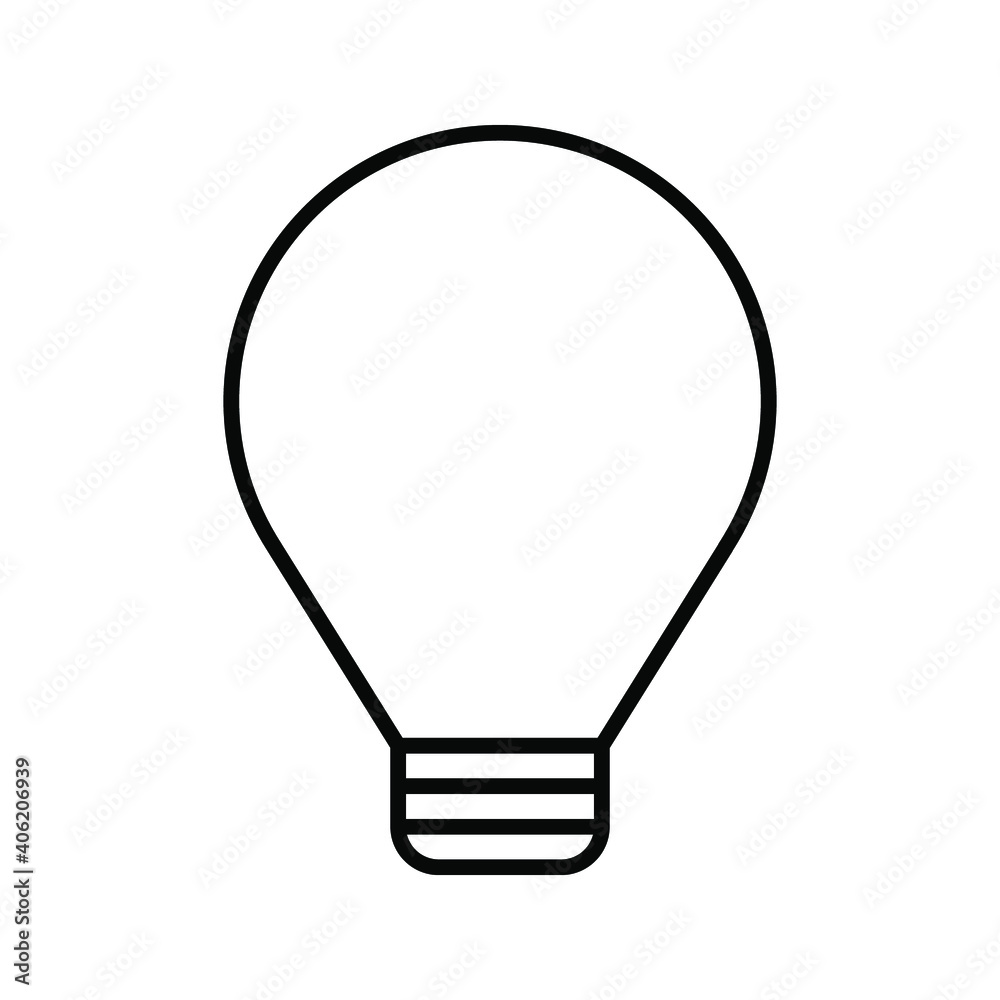 lamp icon - light bulb vector illustration flat style in trendy design lamp icon - light bulb vector illustration flat style in trendy design