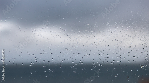 raindrops on window