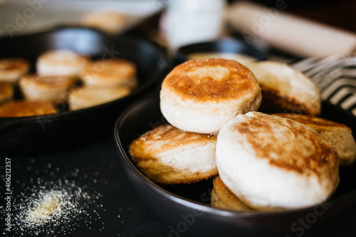Delicious Homemade Sourdough English Muffins