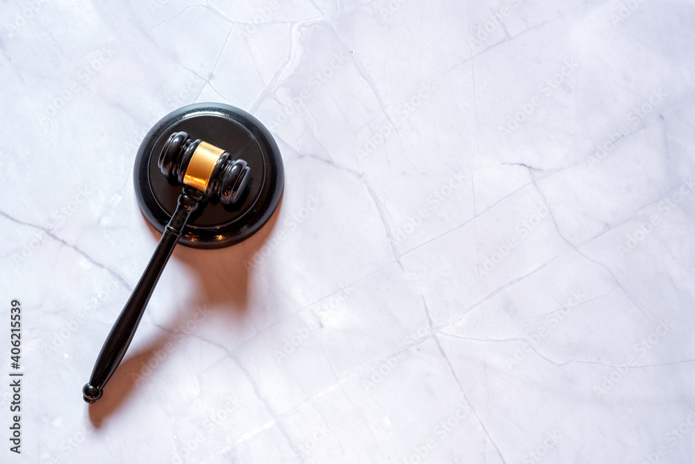 The gavel of judges' sentences The gavel of judges' sentences