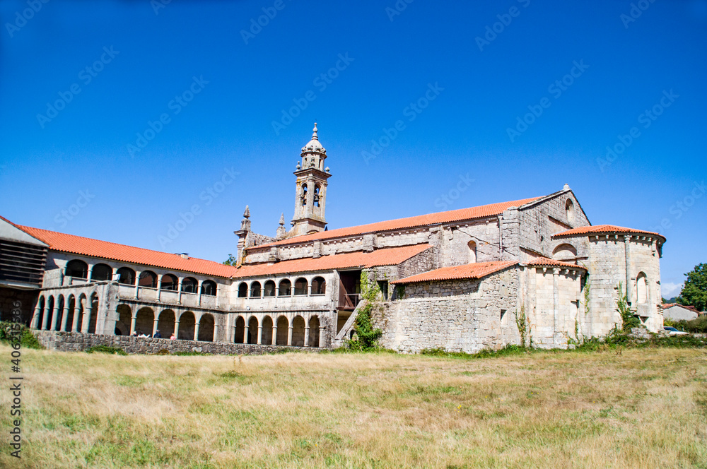 Monasterio Cisterciense de Santa María de Xunqueira de Espadanedo. Mosteiro da Ribeira Sacra, Xunqueira de Espadanedo, Ourense, Galicia, España
