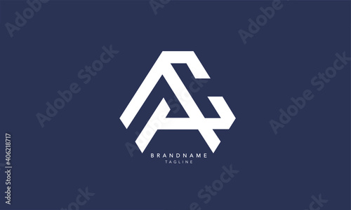 Alphabet letters Initials Monogram logo AC, CA, A and C
