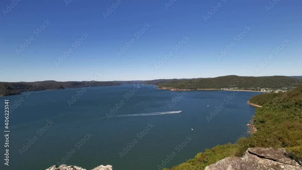 Beautiful view of a deep blue sea, small Lion island, West Head and Barrenjoey Lighthouse, Warrah Lookout, Brisbane Water National Park, New South Wales, Australia
Beautiful view of a deep blue sea, small Lion island, West Head and Barrenjoey Lighthouse, Warrah Lookout, Brisbane Water National Park, New South Wales, Australia