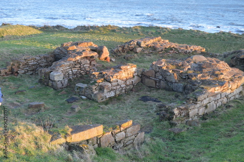 Remains of pan house in which salt was extracted from sea water around 1800 at St Monans