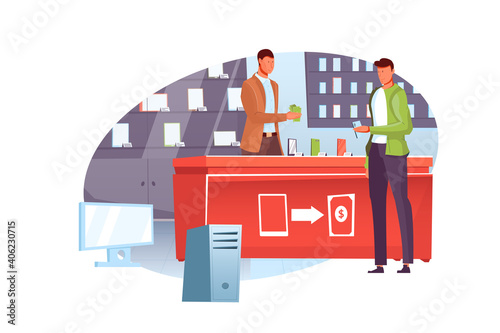 Gadget Pawnshop Illustration