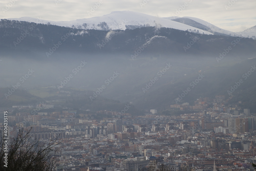 Bilbao in a winter day