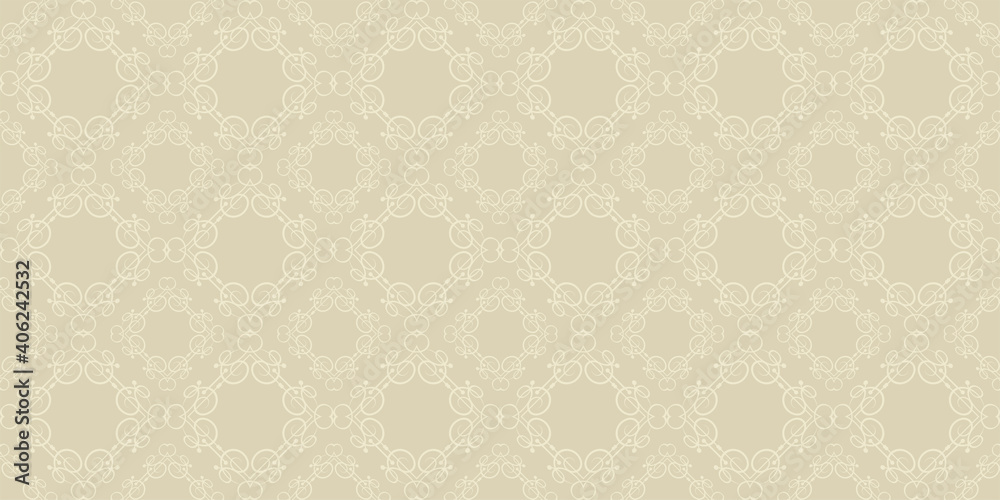 Abstract background pattern with decorative ornament. Beige shades. Seamless wallpaper texture Abstract background pattern with decorative ornament. Beige shades. Seamless wallpaper texture