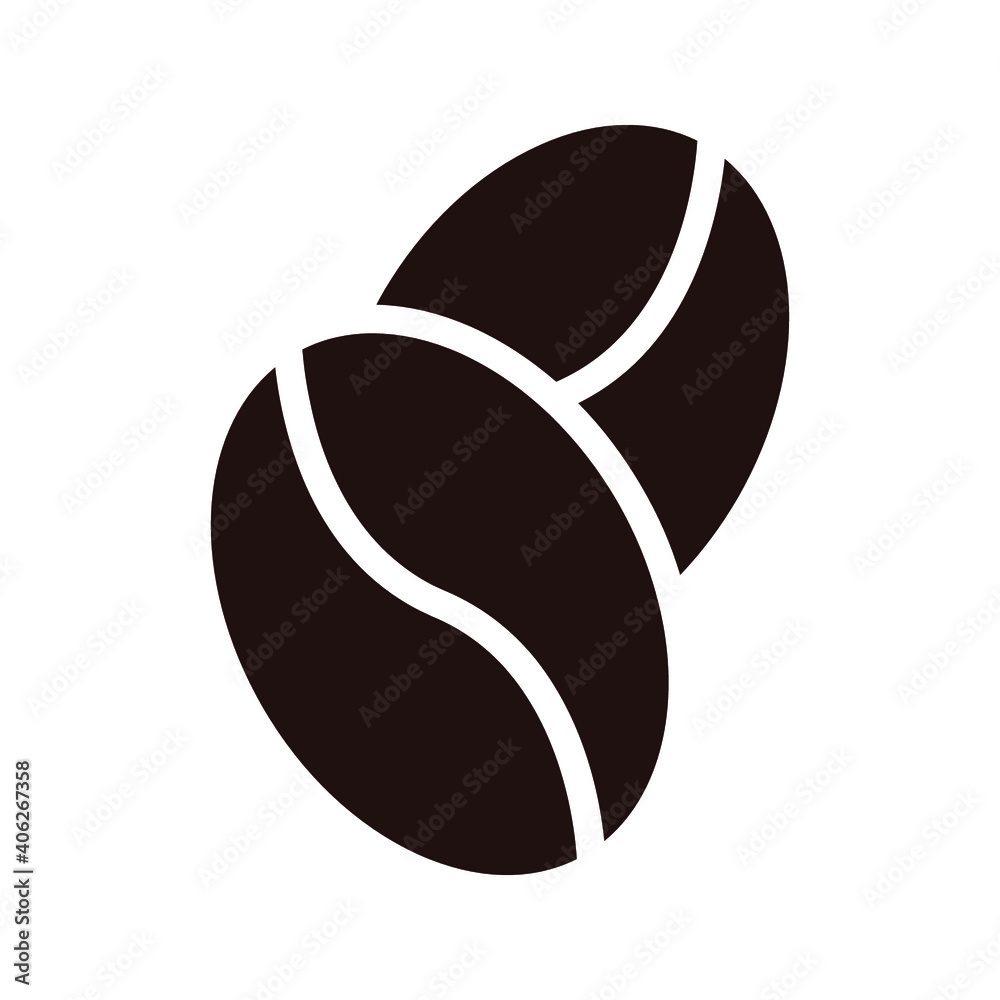 coffee beans icon vector in trendy design style color editable coffee beans icon vector in trendy design style color editable