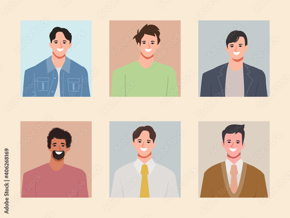 collection of avatar people vector design. Job hiring choose concept. collection of avatar people vector design. Job hiring choose concept.
