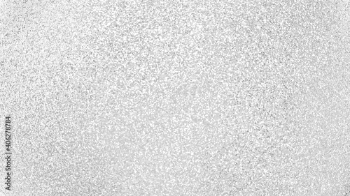 銀色のグリッター背景の3Dイラスト