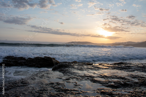 San Luis Obispo County Landscape, Sunset at the Sea © Dylan