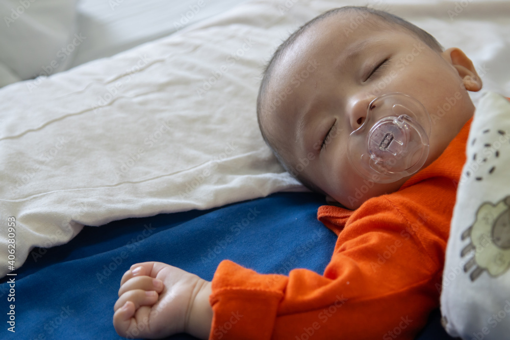 custom made wallpaper toronto digitalIllness asian baby boy sleeping on sickbed admitted in hospital