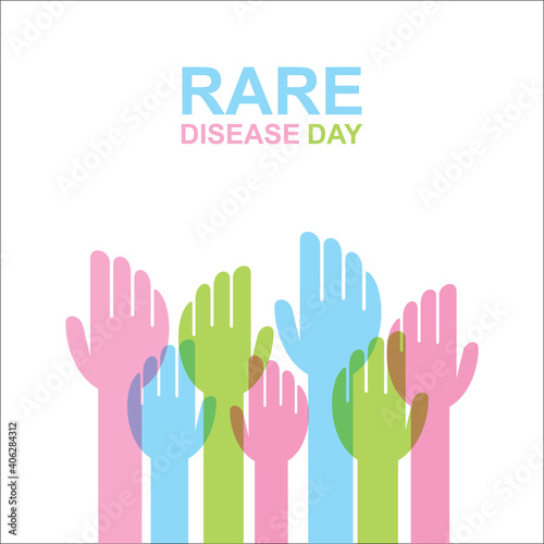 rare disease day poster design