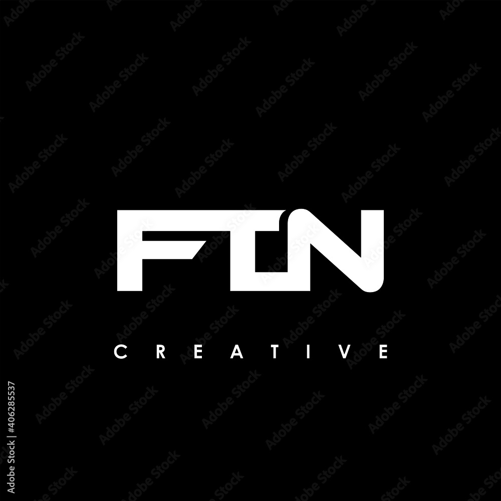 FTN Letter Initial Logo Design Template Vector Illustration