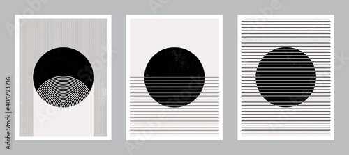 Modern Poster Art for print . Abstract Wall Art. Digital Interior Decoration Art. Vector with grunge texture