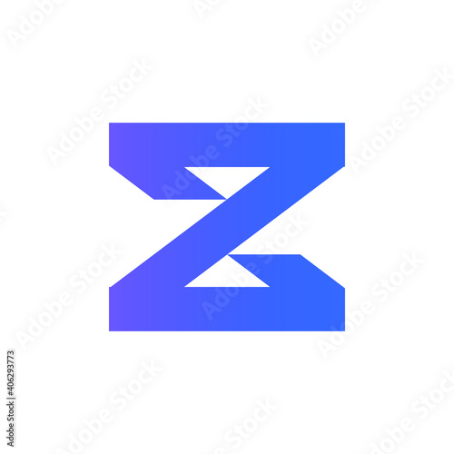 Free Download letter Z monogram modern Gradient Logo Design Graphic Concept - GFXLoad