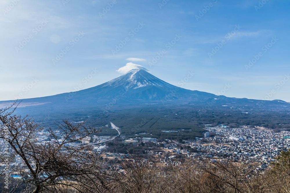 Fototapeta premium カチカチ山からの富士山