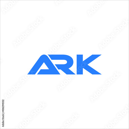 ARK logo ARK icon ARK vector ARK monogram ARK letter ARK minimalist ARK triangle ARK flat Unique modern flat abstract logo design  