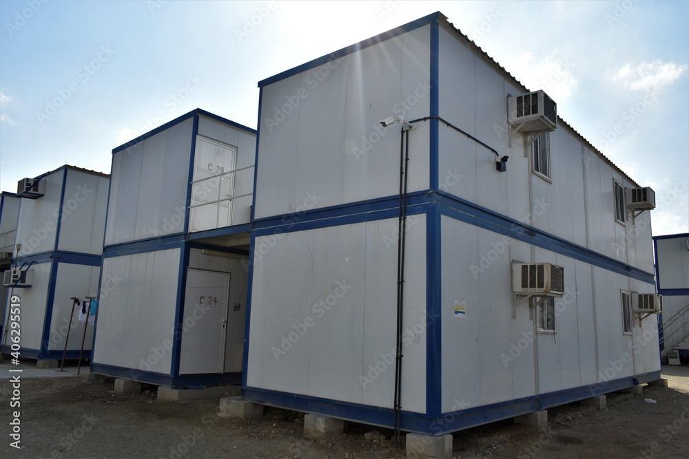 Portacabin, porta cabin, temporary labors camp , Mobile building in industrial site or office container Portable house and office cabins. Labor Camp. Porta cabin. small temporary houses Portacabin, porta cabin, temporary labors camp , Mobile building in industrial site or office container Portable house and office cabins. Labor Camp. Porta cabin. small temporary houses