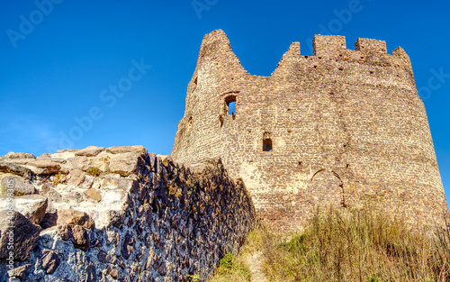 Ruins of the old burg Castelchiaro, South Tirol, Italy photo