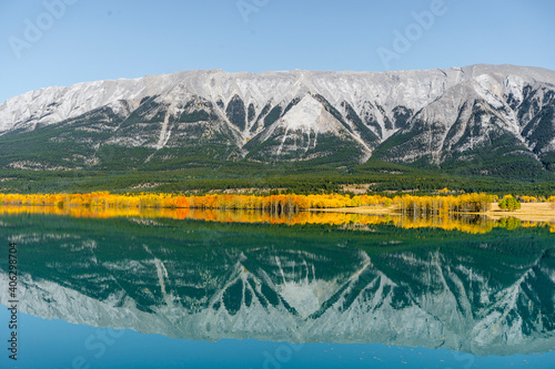 Mountains and amazing water reflection © Martin