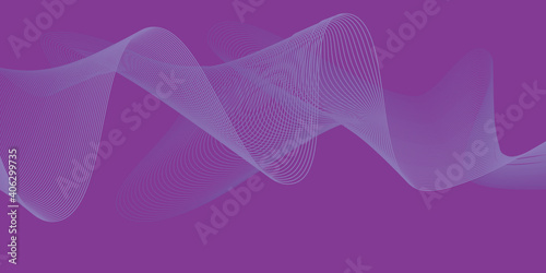 Abstract Lattice Wave Purple geometric background