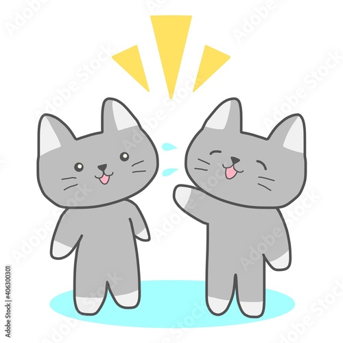 話すコミュニケーション聞く猫さん