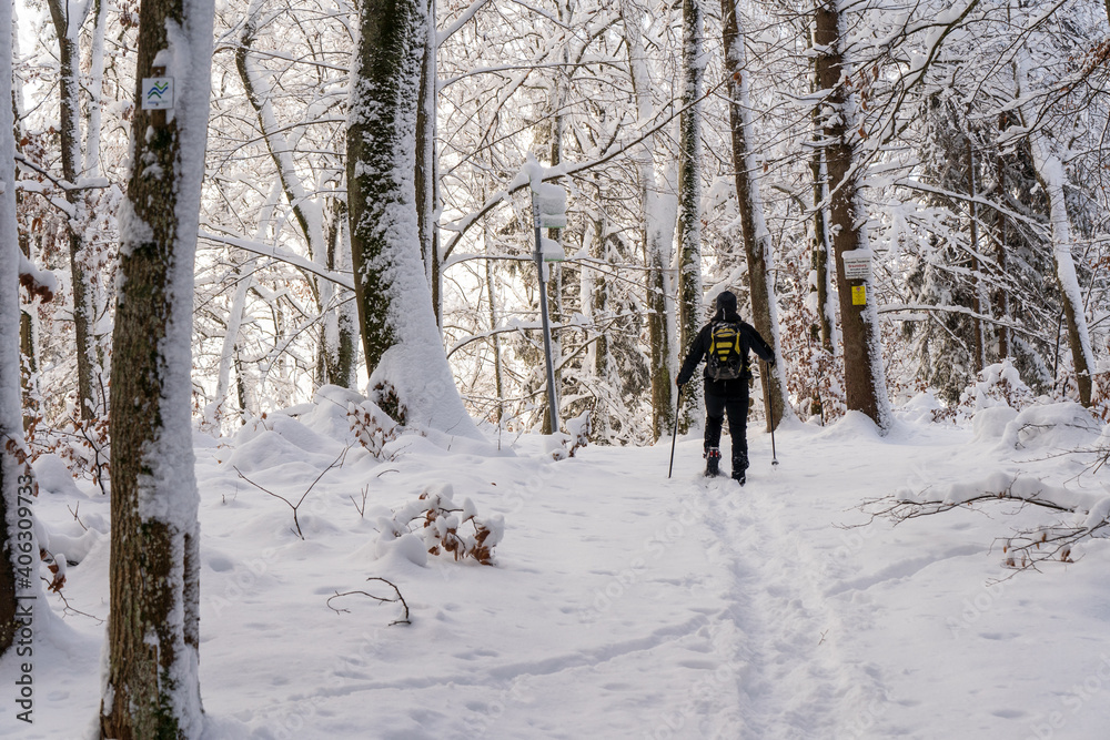 Schneeschuhwandern am Klippeneck Spaichingen Schneeschuhwandern am Klippeneck Spaichingen