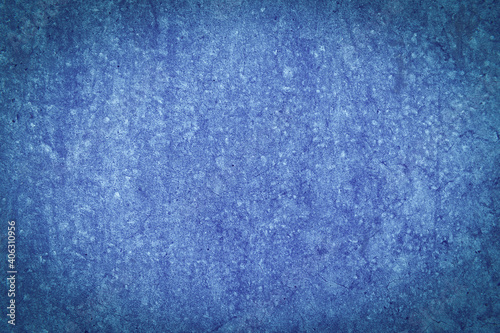 blue abstract background. texture blue copy space. painting blue and light modern. wallpaper vintage color stone art. cement and grunge concrete are rough. art abstract stone on the wall granular sur
