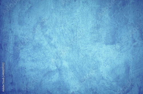 blue abstract background. texture blue copy space. painting blue and light modern. wallpaper vintage color stone art. cement and grunge concrete are rough. art abstract stone on the wall granular sur
