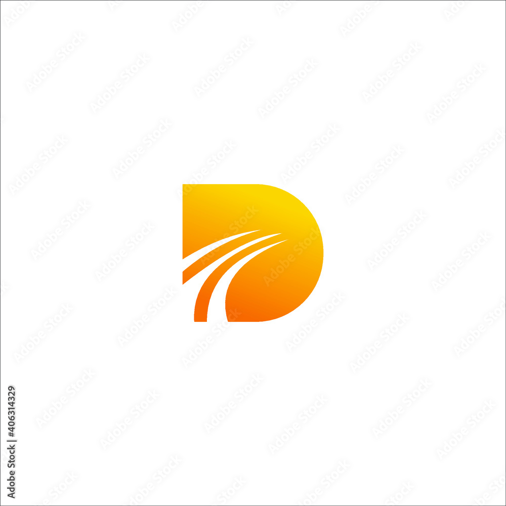 logo d icon templet vector templet