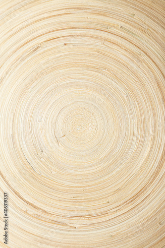Fototapeta Naklejka Na Ścianę i Meble -  Circles tree structure. Natural bamboo texture