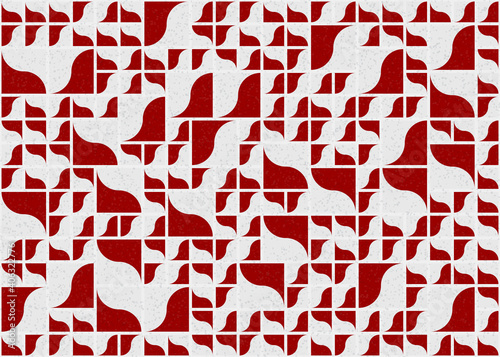 Abstract Geometric Pattern generative computational art illustration