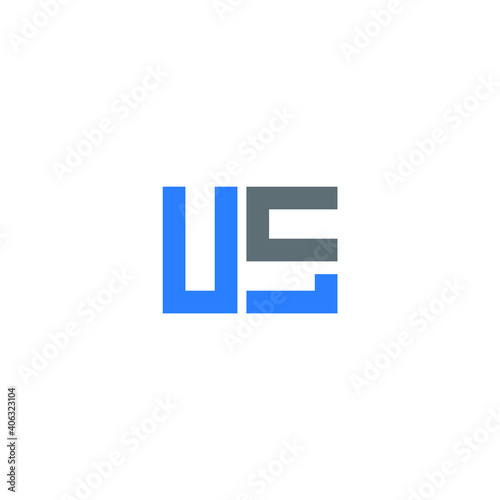UCS logo UCS icon UCS vector UCS monogram UCS letter UCS minimalist UCS triangle UCS flat Unique modern flat abstract logo design  © Shibly