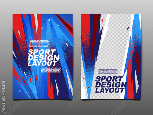 Sport Design Layout ,template Design, Sport Background, Dynamic Poster, Brush Speed Banner, Vector Illustration. photo