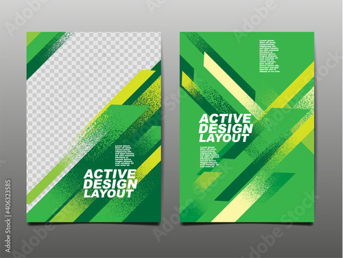 Active design Layout , Sport Background, Dynamic Poster, Brush Speed Banner, Vector Illustration.