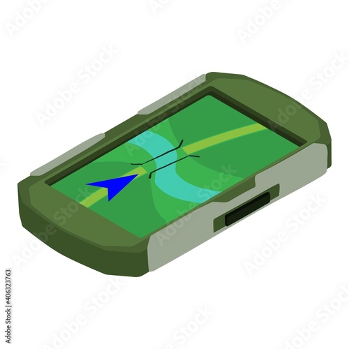 Hunting gps icon. Isometric of hunting gps vector icon for web design isolated on white background
