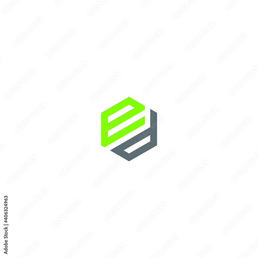 ED logo ED icon ED vector ED monogram ED letter ED minimalist ED triangle ED flat Unique modern flat abstract logo design 