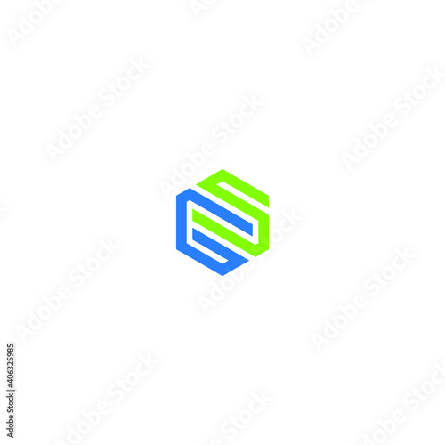 GS logo GS icon GS vector GS monogram GS letter GS minimalist GS triangle GS flat Unique modern flat abstract logo design 