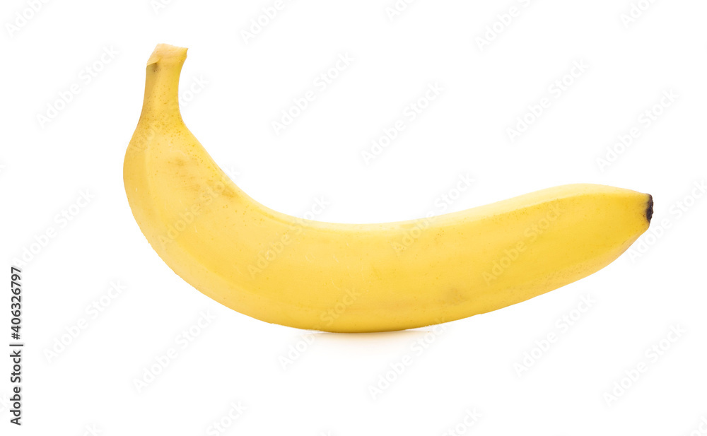 Banana isolated on white background.