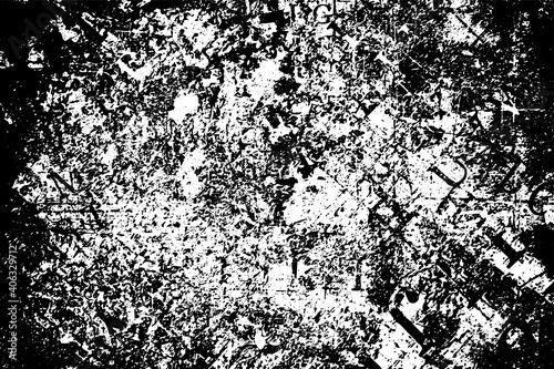 Wallpaper Mural Black and white background. Monochrome grunge background. Abstract texture of dirt, dust, blots, chips. Dirty dirty surface Torontodigital.ca