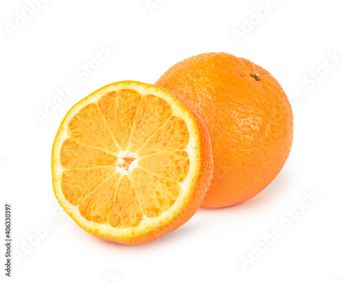 orange isolate on white background