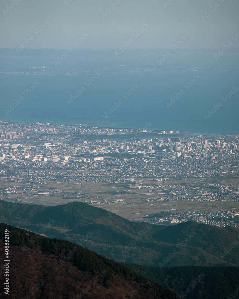 townscape from mountain