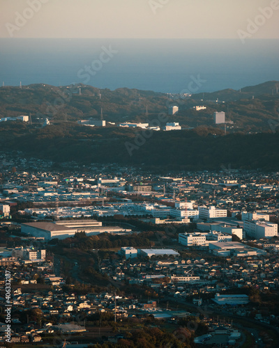 townscape from mountain