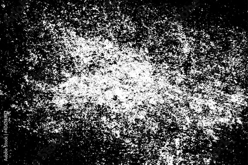 Black and white background. Monochrome grunge background. Abstract texture of dirt, dust, blots, chips. Dirty dirty surface © Alexandr