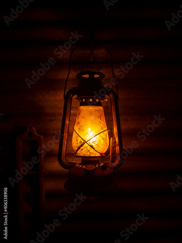Fotografie Old kerosene lantern